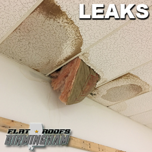 flat roof leaks Birmingham al